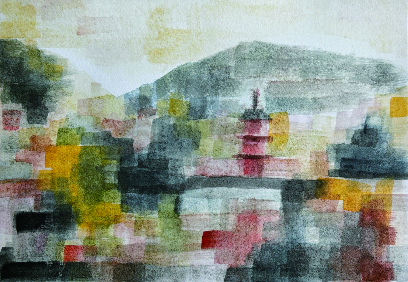 水彩画 landscape-001