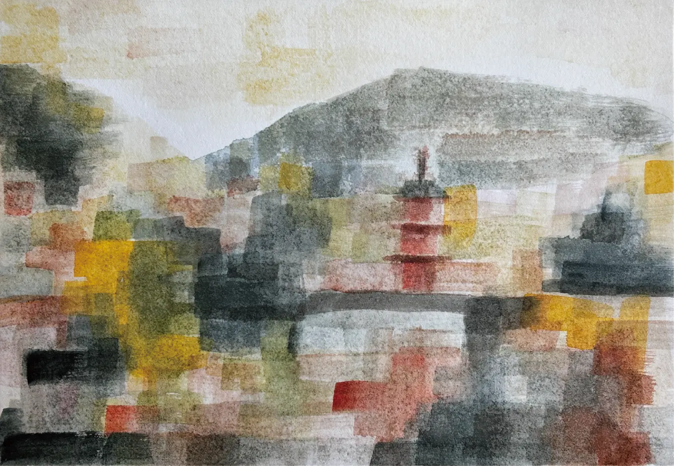 水彩画 landscape-001