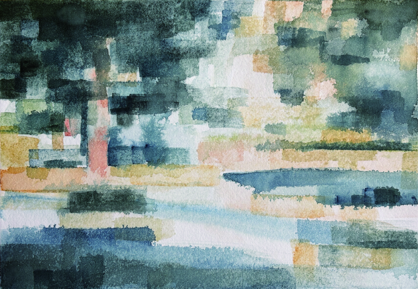 水彩画 landscape-002